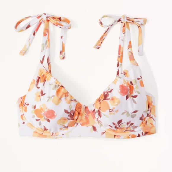 Abercrombie & Fitch Other - ABERCROMBIE & FITCH: Curve Love Tie-Strap Underwire Bikini Top